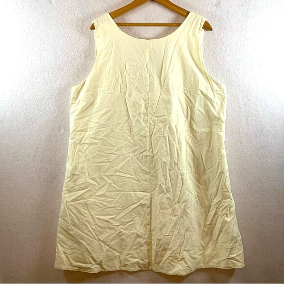 Womens Lagenlook Tunic Top Sz XL Cream Coastal Minimalist Scandi Lined Pockets - Picture 2 of 8